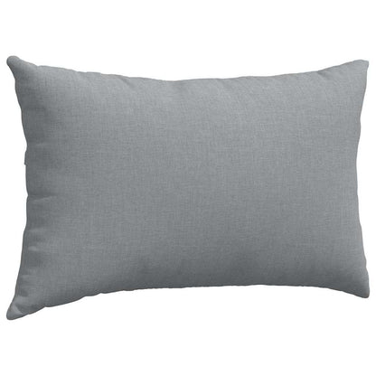 Cuscini da Divano 2 pcs Grigio chiaro 50 x 30 cm Tessuto