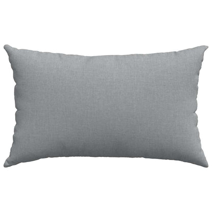 Cuscini da Divano 2 pcs Grigio chiaro 50 x 30 cm Tessuto | homemem39