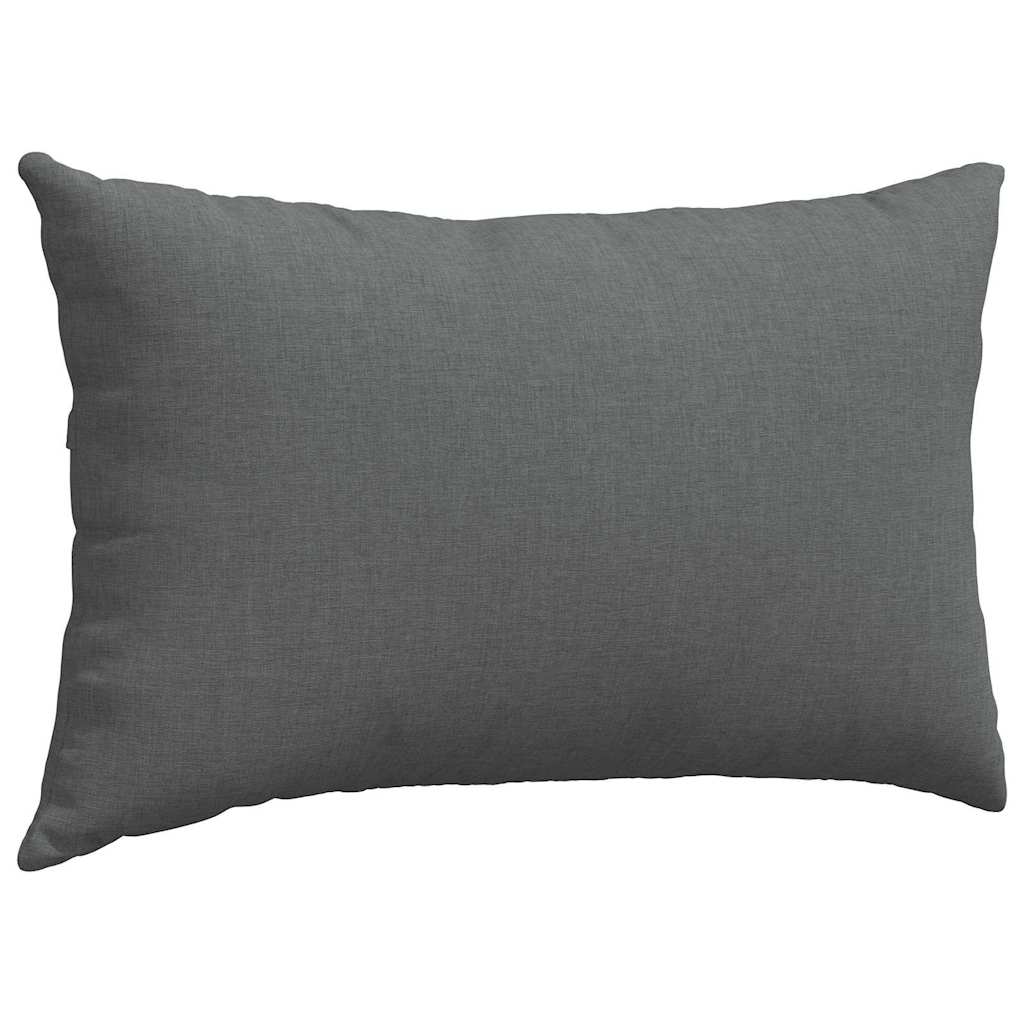 Cuscini da Divano 2 pcs Grigio scuro 50 x 30 cm Tessuto | homemem39