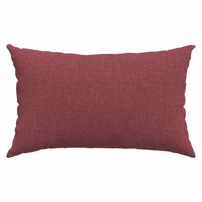 Cuscini da Divano 2 pcs Rosso Vino 50 x 30 cm Tessuto | homemem39