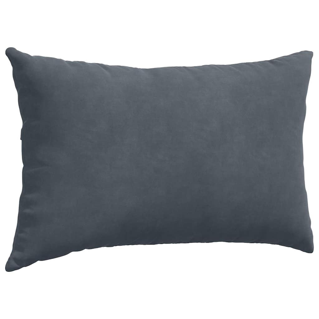 Cuscini da Divano 2 pcs Grigio scuro 50 x 30 cm
