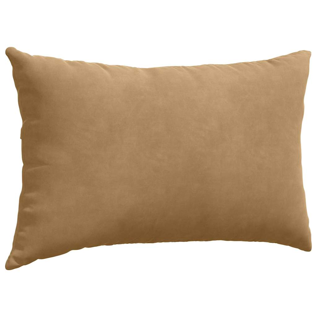 Cuscini da Divano 2 pcs Marrone 50 x 30 cm Tessuto in Cords | homemem39