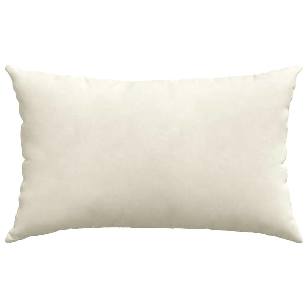 Cuscini da Divano 2 pcs Crema 50 x 30 cm Tessuto in Cords | homemem39