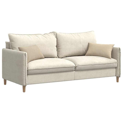 Cuscini da Divano 2 pcs Crema 50 x 30 cm Tessuto | homemem39