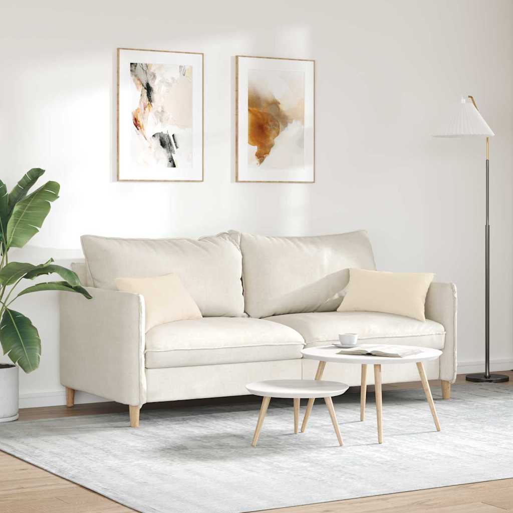 Cuscini da Divano 2 pcs Beige 50 x 30 cm Tessuto | homemem39