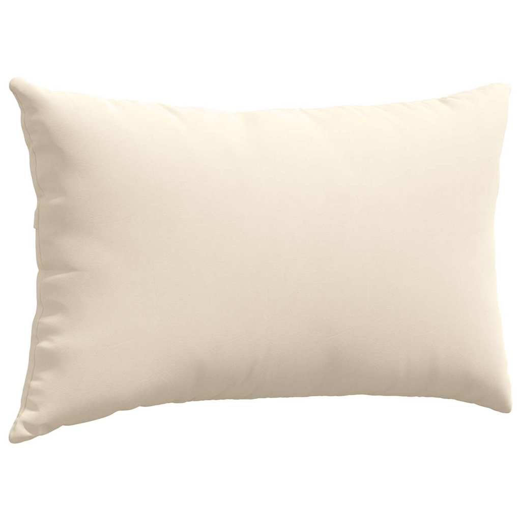 Cuscini da Divano 2 pcs Beige 50 x 30 cm Tessuto