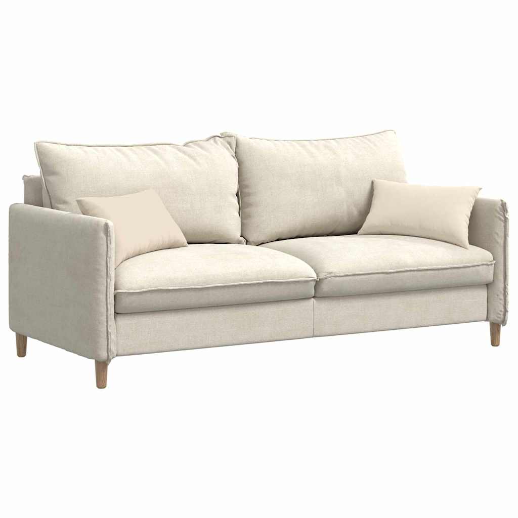 Cuscini da Divano 2 pcs Beige 50 x 30 cm Tessuto | homemem39