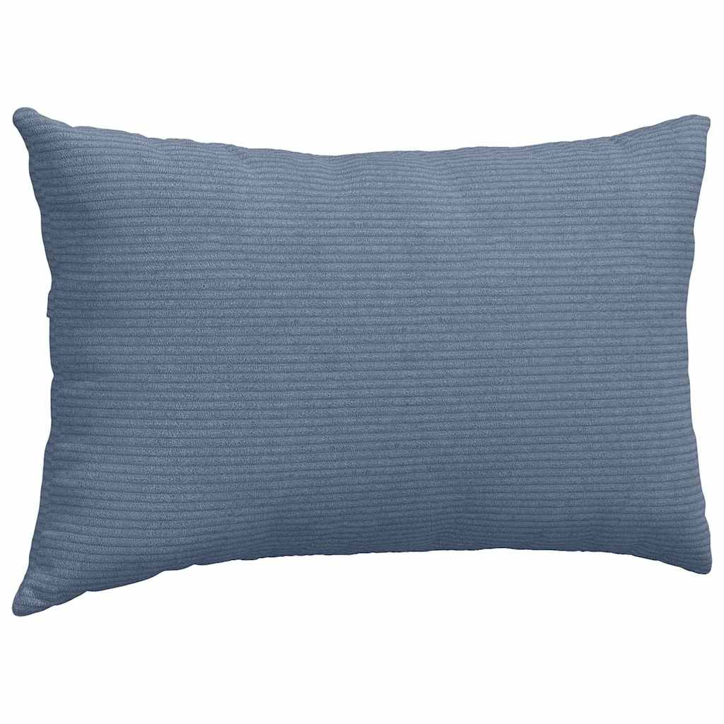 Cuscini da Divano 2 pcs Blu 50 x 30 cm Tessuto in Cords | homemem39