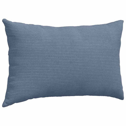 Cuscini da Divano 2 pcs Blu 50 x 30 cm Tessuto in Cords