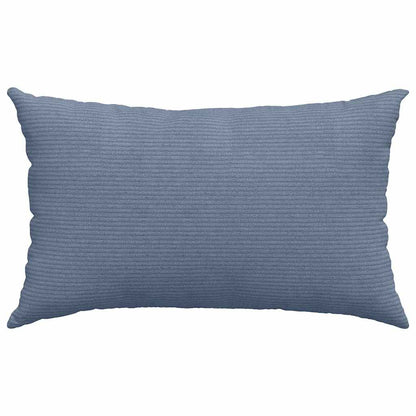 Cuscini da Divano 2 pcs Blu 50 x 30 cm Tessuto in Cords | homemem39