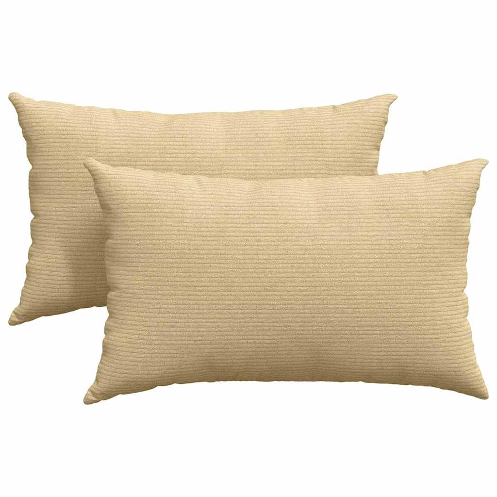 Cuscini da Divano 2 pcs Grigio Verde 50 x 30 cm | homemem39