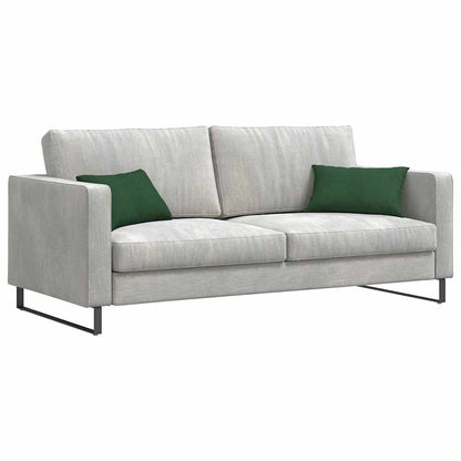 Cuscini da Divano 2 pcs Verde Scuro 50 x 30 cm Tessuto in Cords | homemem39