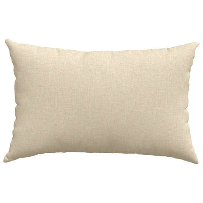Cuscini da Divano 2 pcs Crema 60 x 40 cm Tessuto | homemem39