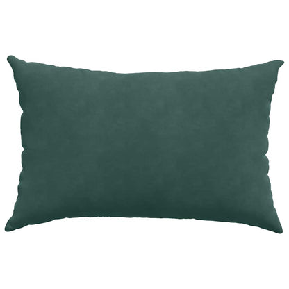 Cuscini da Divano 2 pcs Verde scuro 60 x 40 cm Tessuto in Cords | homemem39
