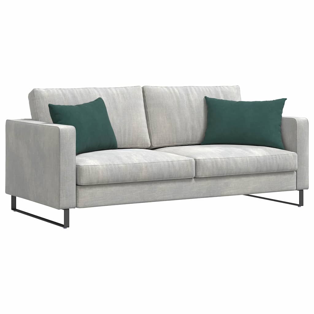 Cuscini da Divano 2 pcs Verde scuro 60 x 40 cm Tessuto in Cords | homemem39
