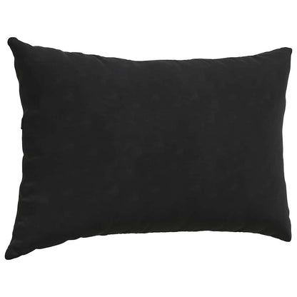 Cuscini da Divano 2 pcs Nero 60 x 40 cm Tessuto in Cords