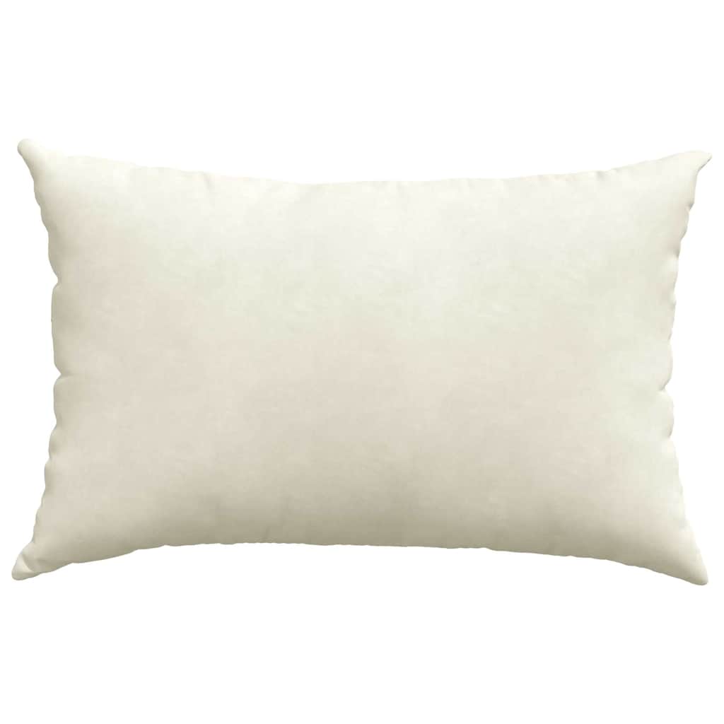 Cuscini da Divano 2 pcs Crema 60 x 40 cm Tessuto in Cords | homemem39