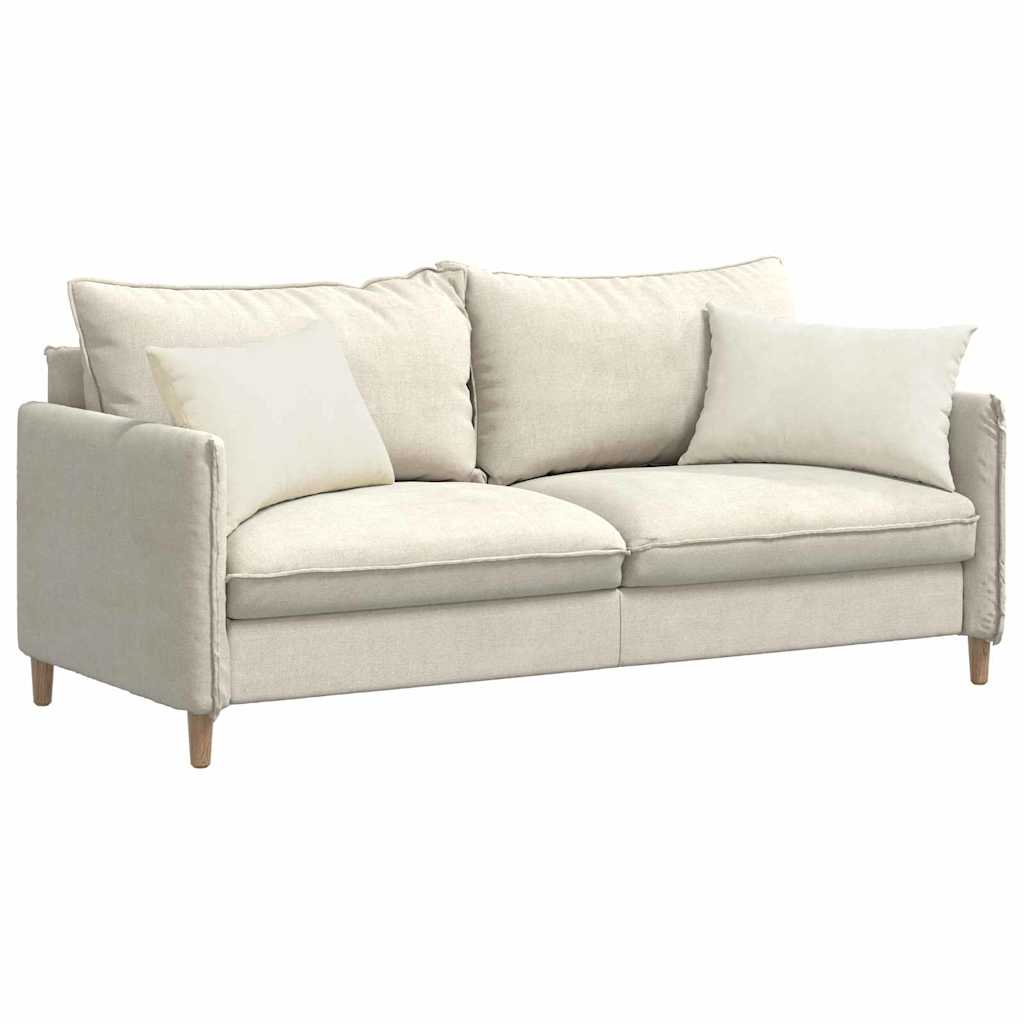 Cuscini da Divano 2 pcs Crema 60 x 40 cm Tessuto in Cords | homemem39