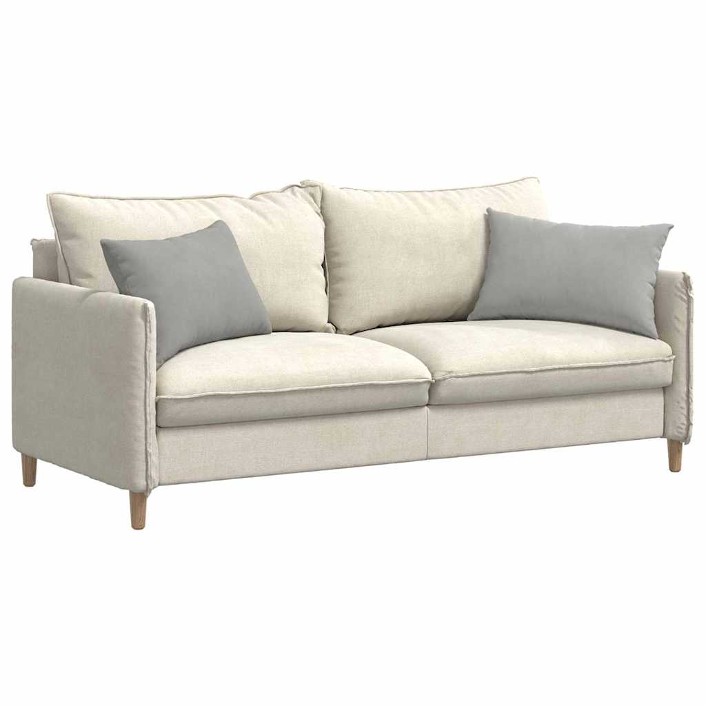Cuscini da Divano 2 pcs Grigio chiaro 60 x 40 cm Tessuto | homemem39