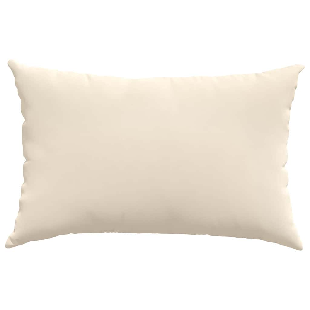 Cuscini da Divano 2 pcs Beige 60 x 40 cm Tessuto | homemem39