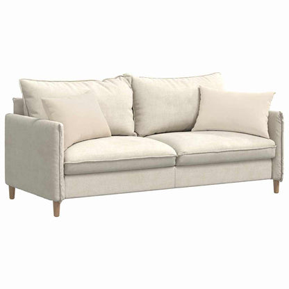 Cuscini da Divano 2 pcs Beige 60 x 40 cm Tessuto | homemem39