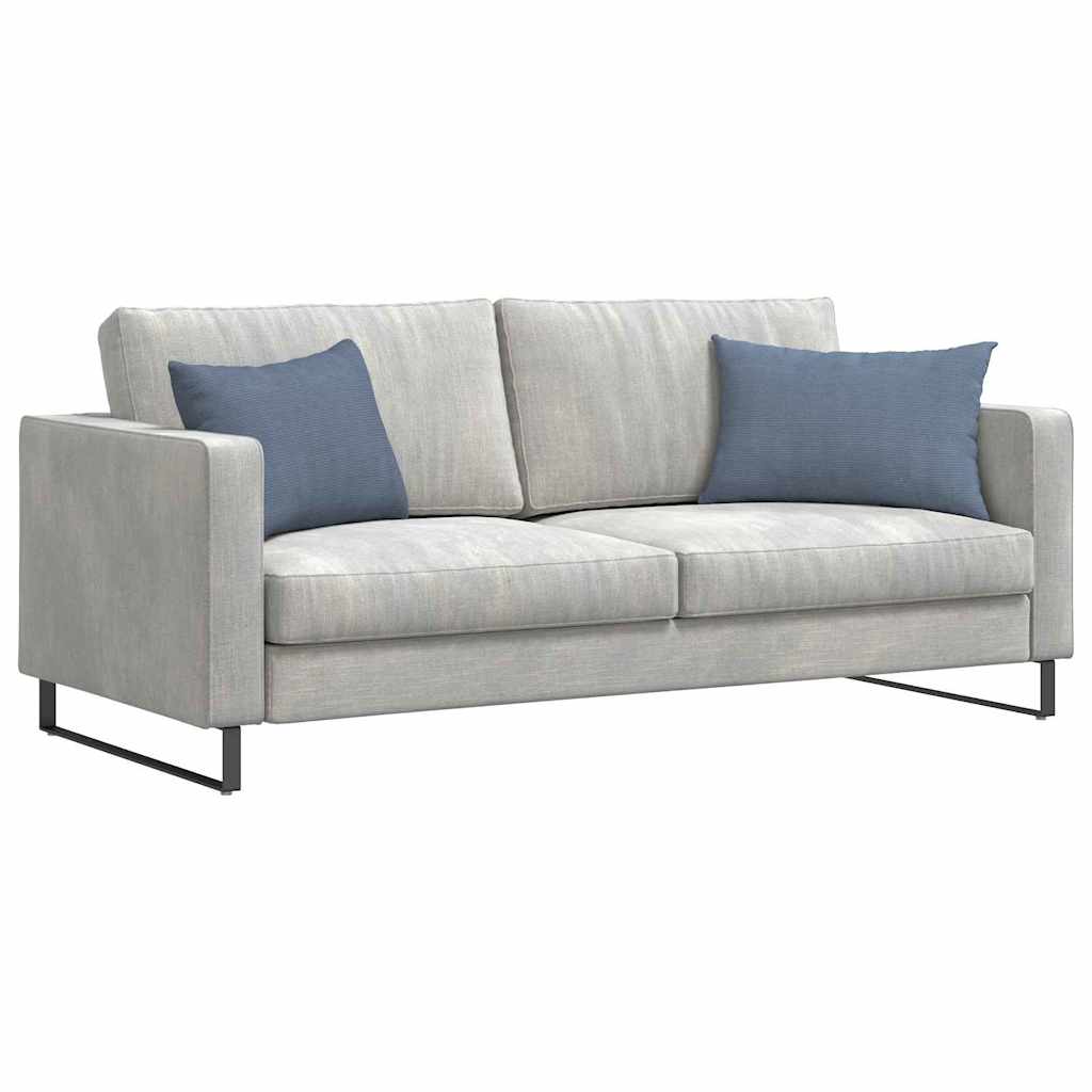 Cuscini da Divano 2 pcs Blu 60 x 40 cm Tessuto in Cords | homemem39