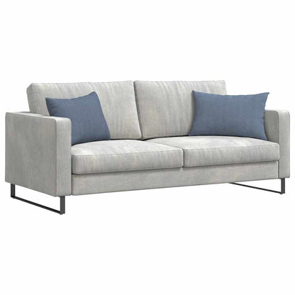 Cuscini da Divano 2 pcs Blu 60 x 40 cm Tessuto in Cords | homemem39