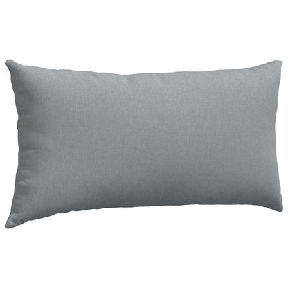 Cuscini da Divano 2 pcs Grigio chiaro 80 x 40 cm Tessuto