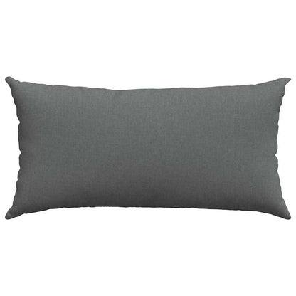 Cuscini da Divano 2 pcs Grigio scuro 80 x 40 cm Tessuto | homemem39