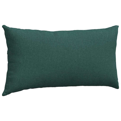 Cuscini da Divano 2 pcs Verde Scuro 80 x 40 cm Tessuto | homemem39