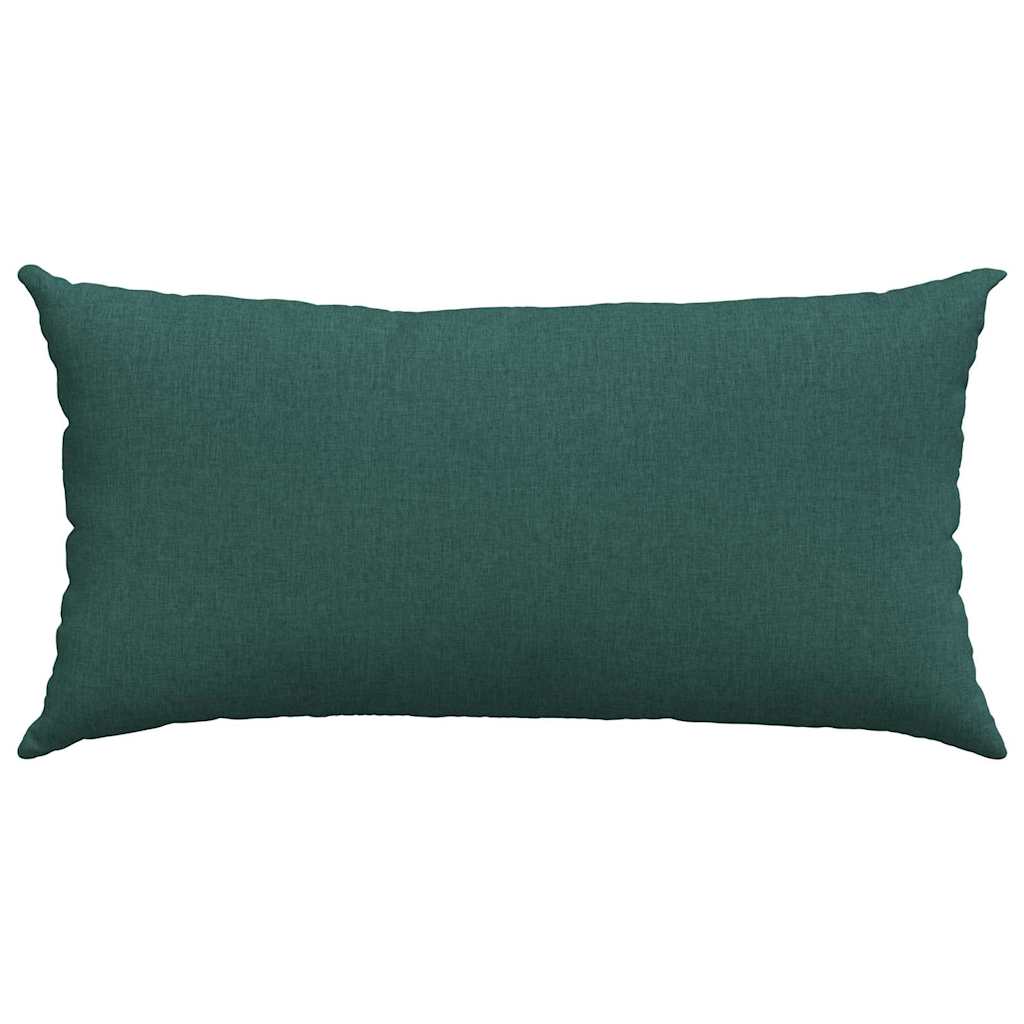 Cuscini da Divano 2 pcs Verde Scuro 80 x 40 cm Tessuto | homemem39
