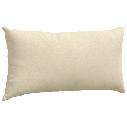 Cuscini da Divano 2 pcs Crema 80 x 40 cm Tessuto | homemem39