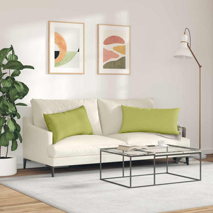 Cuscini da Divano 2 pcs Verde chiaro 80 x 40 cm Tessuto | homemem39