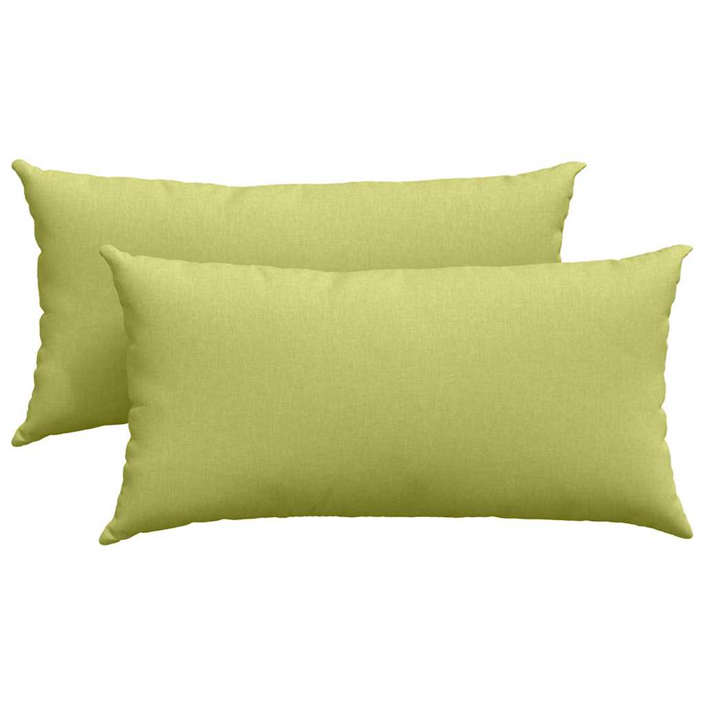 Cuscini da Divano 2 pcs Verde chiaro 80 x 40 cm Tessuto | homemem39