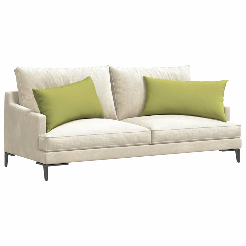 Cuscini da Divano 2 pcs Verde chiaro 80 x 40 cm Tessuto | homemem39