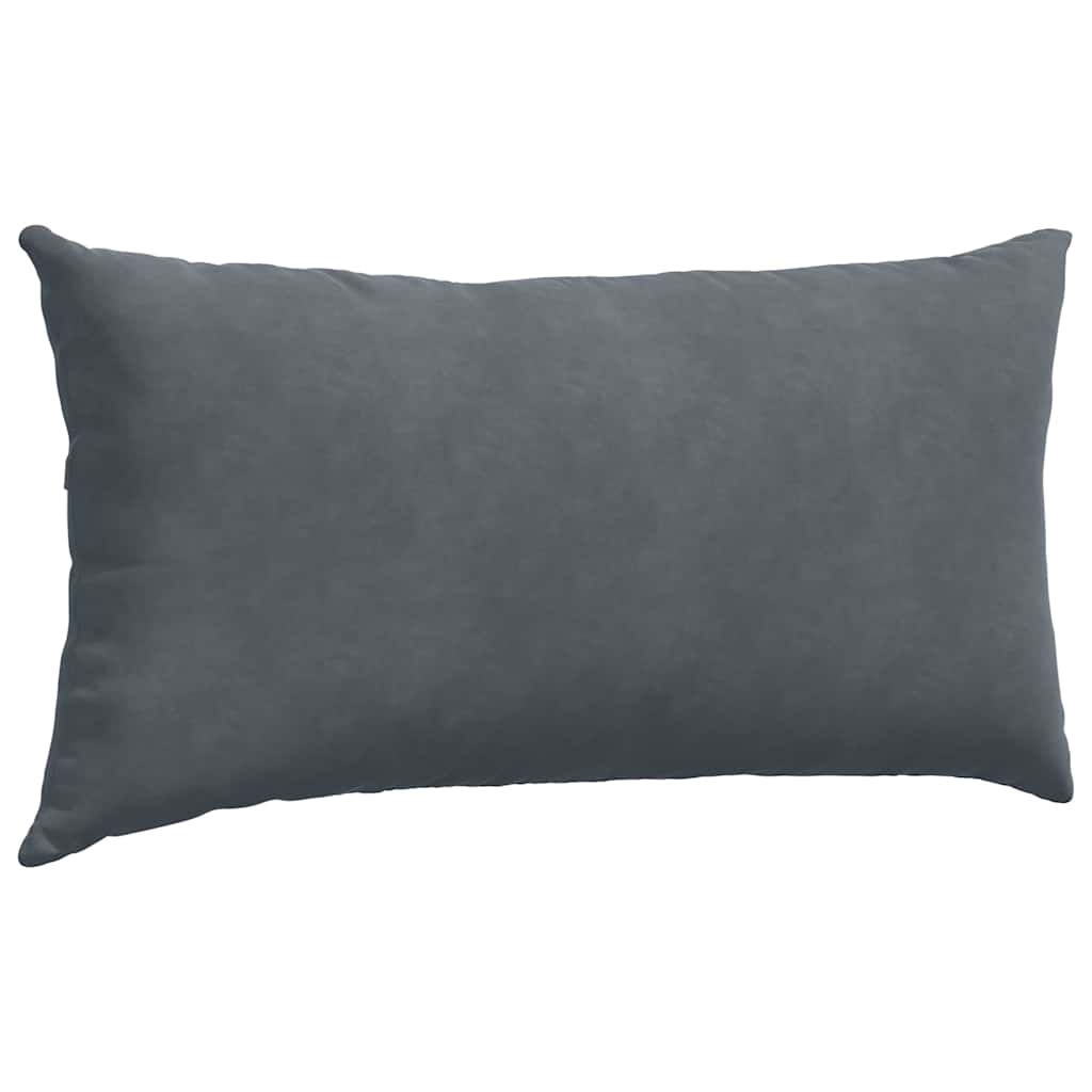 Cuscini da Divano 2 pcs Grigio scuro 80 x 40 cm | homemem39