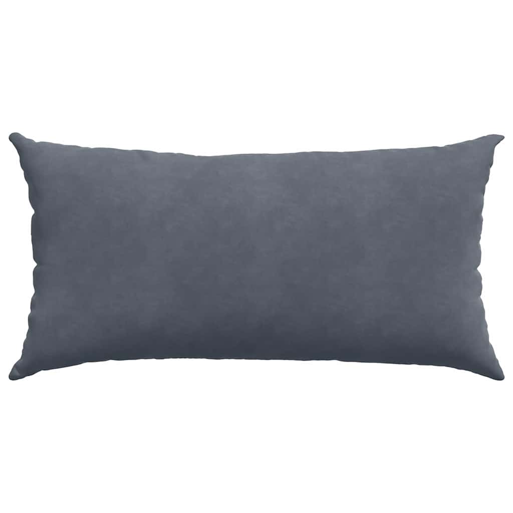 Cuscini da Divano 2 pcs Grigio scuro 80 x 40 cm