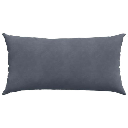 Cuscini da Divano 2 pcs Grigio scuro 80 x 40 cm
