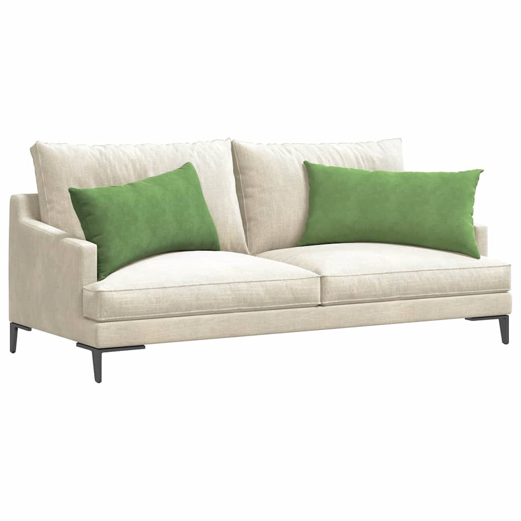 Cuscini da Divano 2 pcs Verde chiaro 80 x 40 cm | homemem39