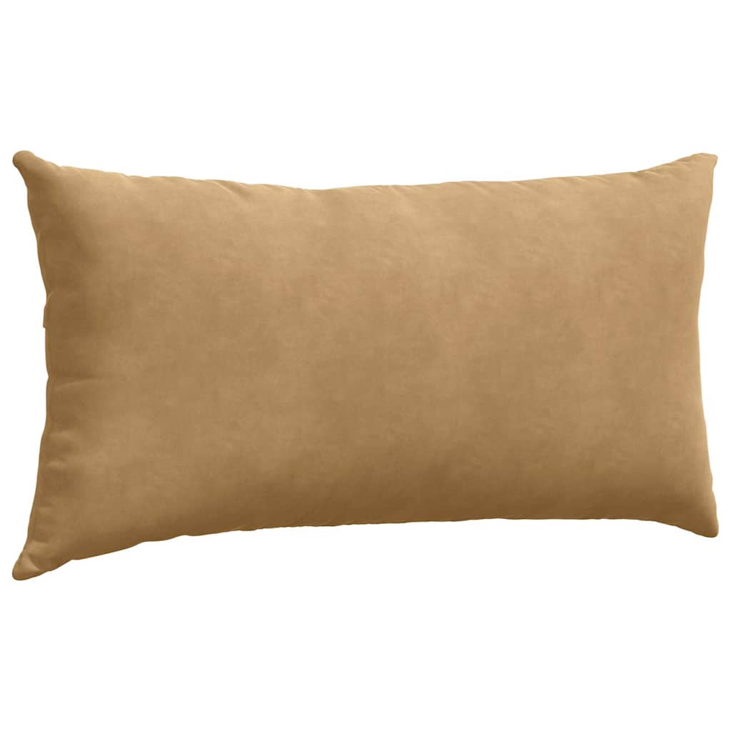 Cuscini da Divano 2 pcs Marrone 80 x 40 cm Tessuto in Cords | homemem39