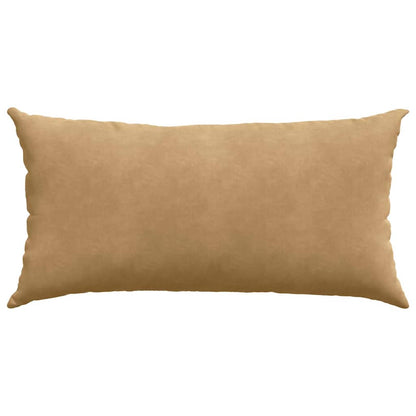 Cuscini da Divano 2 pcs Marrone 80 x 40 cm Tessuto in Cords | homemem39