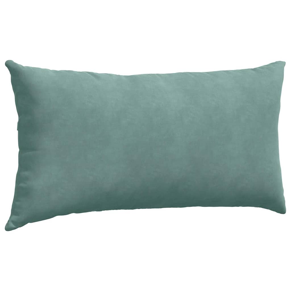 Cuscini da Divano 2 pcs Verde Mare 80 x 40 cm Tessuto in Cords | homemem39