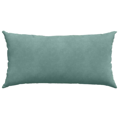 Cuscini da Divano 2 pcs Verde Mare 80 x 40 cm Tessuto in Cords