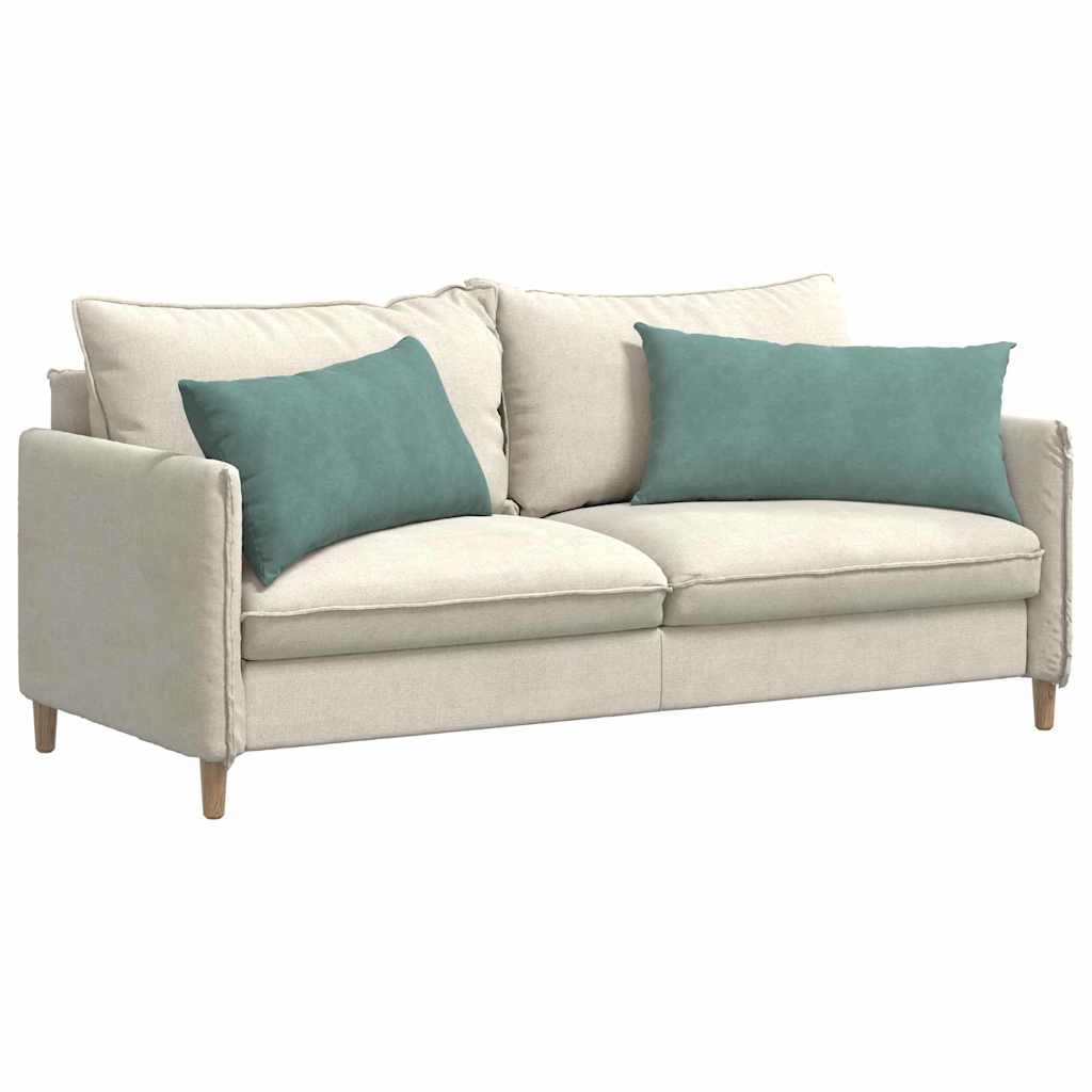 Cuscini da Divano 2 pcs Verde Mare 80 x 40 cm Tessuto in Cords | homemem39
