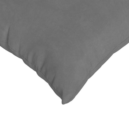 Cuscini da Divano 2 pcs Grigio scuro 80 x 40 cm Tessuto | homemem39