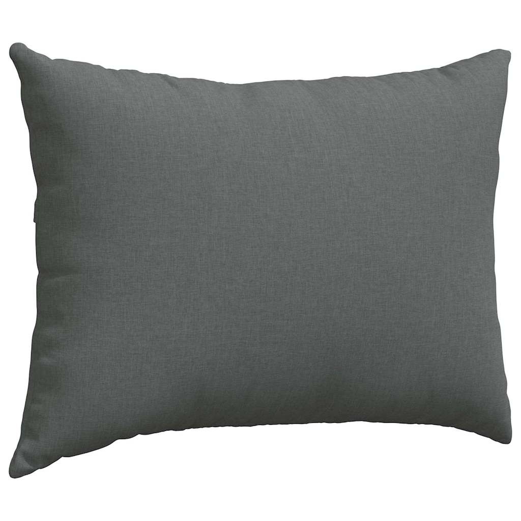 Cuscini da Divano 2 pcs Grigio scuro 70 x 50 cm Tessuto | homemem39