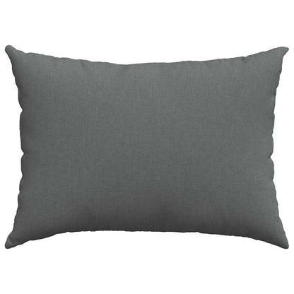 Cuscini da Divano 2 pcs Grigio scuro 70 x 50 cm Tessuto