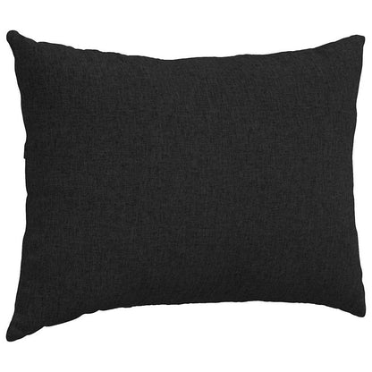 Cuscini da Divano 2 pcs Nero 70 x 50 cm Tessuto | homemem39
