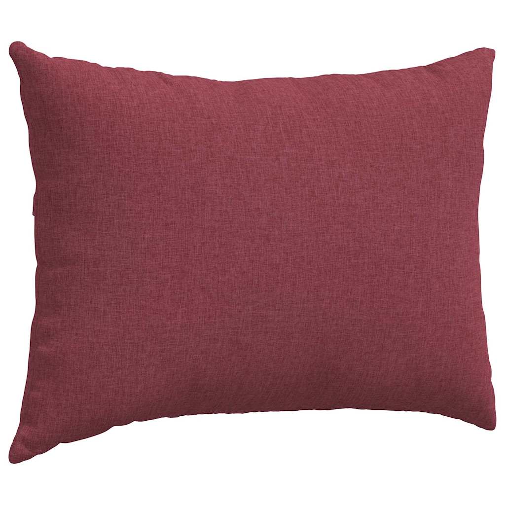Cuscini da Divano 2 pcs Rosso Vino 70 x 50 cm Tessuto | homemem39