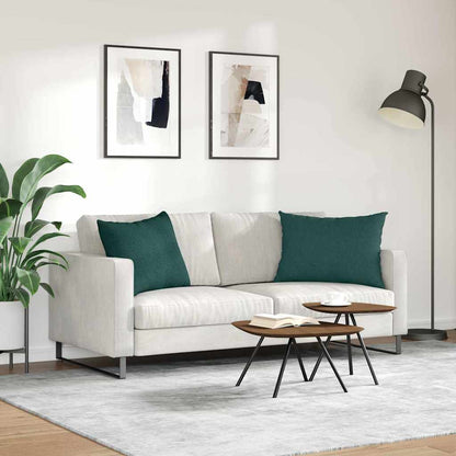 Cuscini da Divano 2 pcs Verde Scuro 70 x 50 cm Tessuto | homemem39